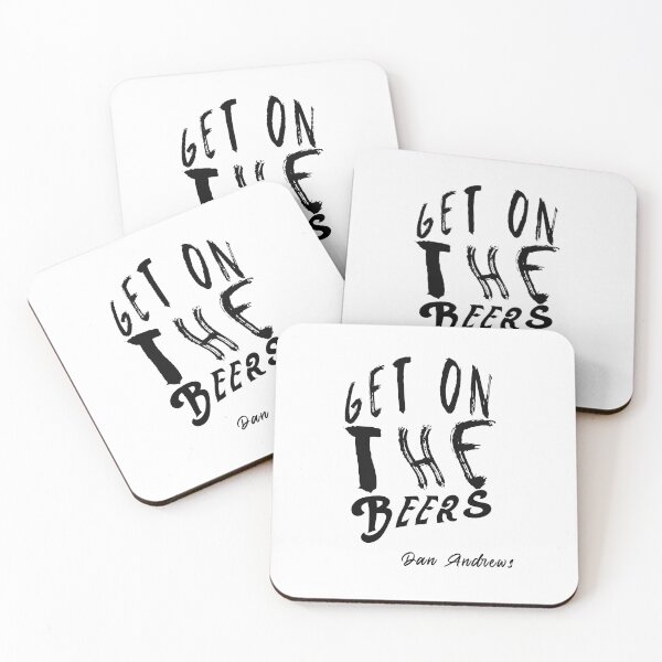 Item preview, Get On The Beers - dan andrews funny designed and sold by BasicWear.