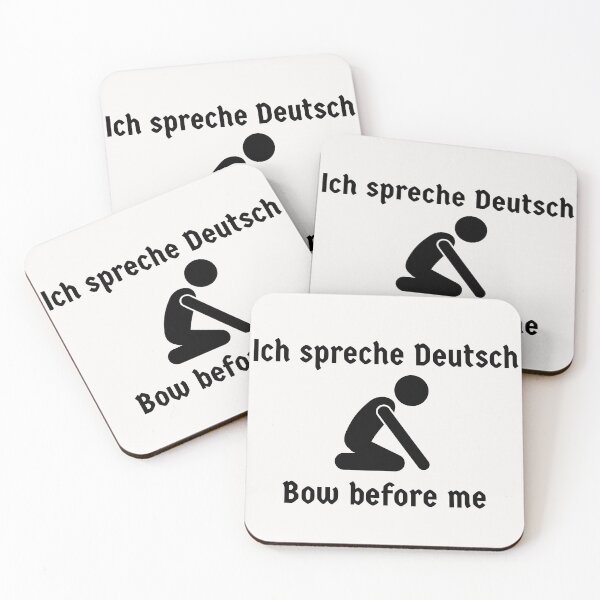 Item preview, Ich spreche Deutsch I speak German Bow Before Me Funny designed and sold by Time4German.