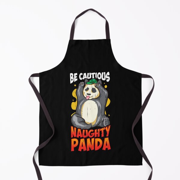 Item preview, Cute & Funny Be Cautious Naughty Panda Baby Bear designed and sold by perfectpresents.