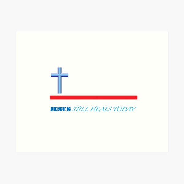 Item preview, JESUS HEALS designed and sold by wildlittlefan.