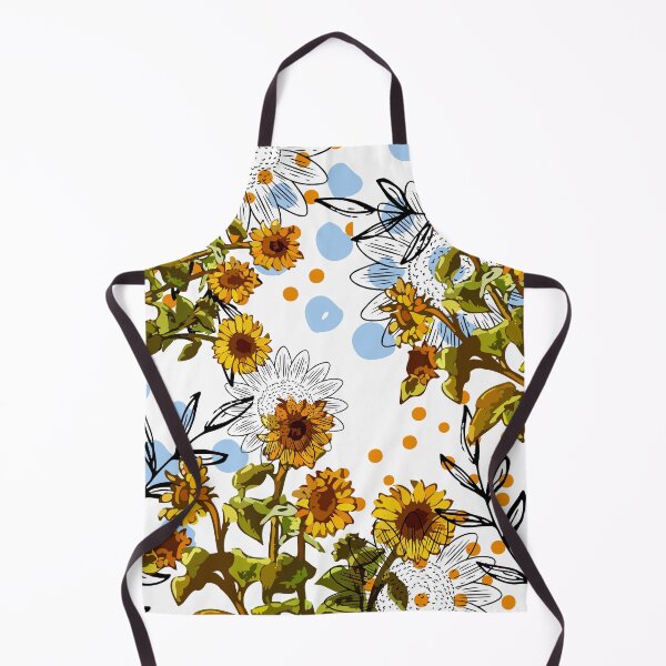 Item preview, Sunflower Blue Orange Yellow Jungle designed and sold by BohoMoon.