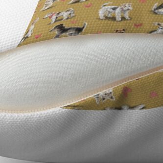 Alternate view of The Fox Terrier Throw Pillow