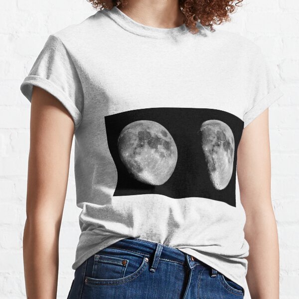 Moon in 3D Classic T-Shirt