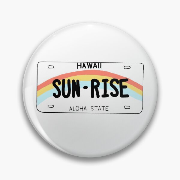 Artikelvorschau, Hawaii-Nummernschild Sun Riss entworfen und verkauft von Brianna McGill.