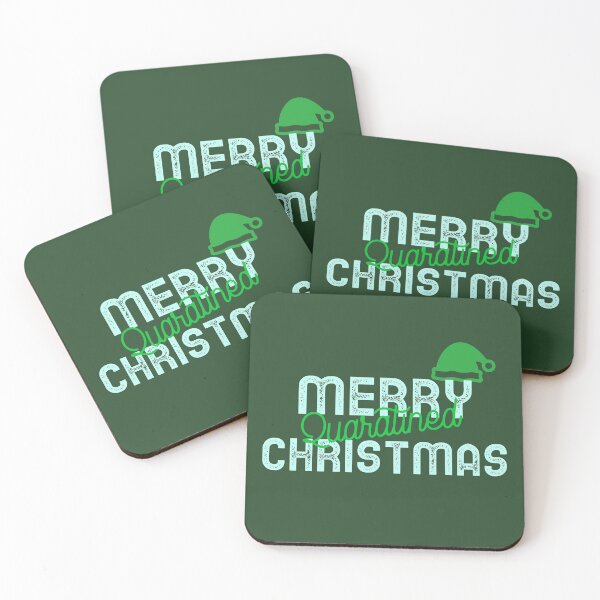Item preview, Merry Quarantined Christmas designed and sold by FitFabFunny.