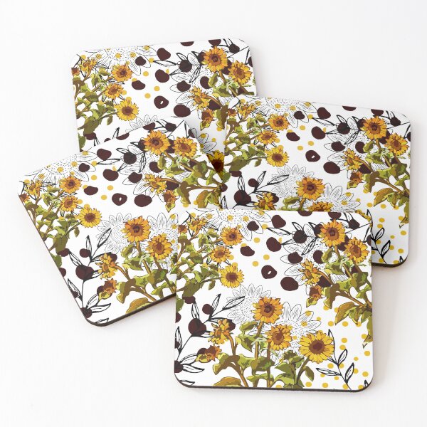 Item preview, Sunflower Dark Brown Orange Yellow Jungle  designed and sold by BohoMoon.