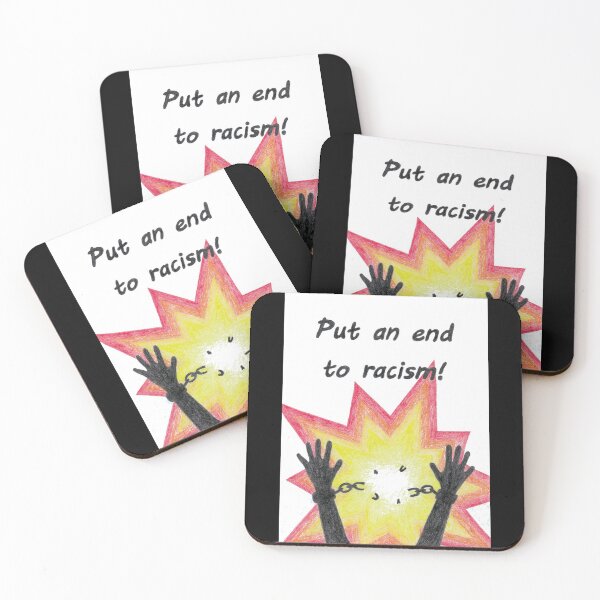 Item preview, Racism_put an end to racism! designed and sold by Zimart.