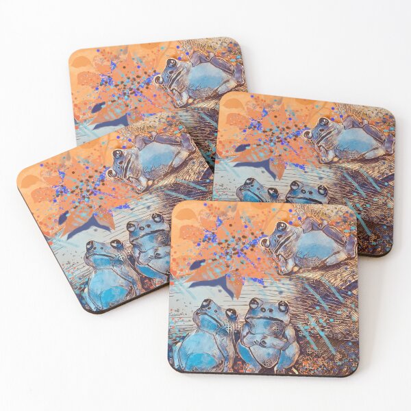 Item preview, BLUE FROGS designed and sold by kogistudio-5.