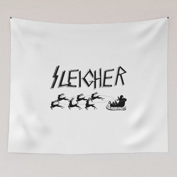 Item preview, Christmas Santa Sleigh / Sleigher Saying / Funny Holiday Art design designed and sold by CreatedByHeidi.