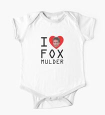 I Heart Fox Mulder One Piece - Short Sleeve
