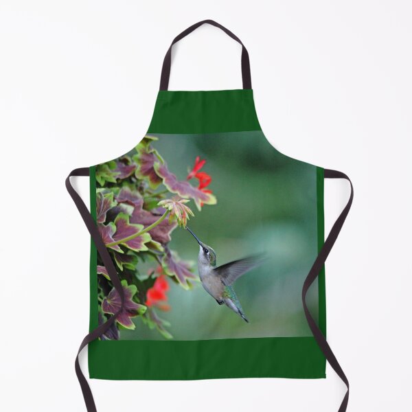 Item preview, Hummingbird Loving The Orange Geranium designed and sold by Debbie Oppermann.
