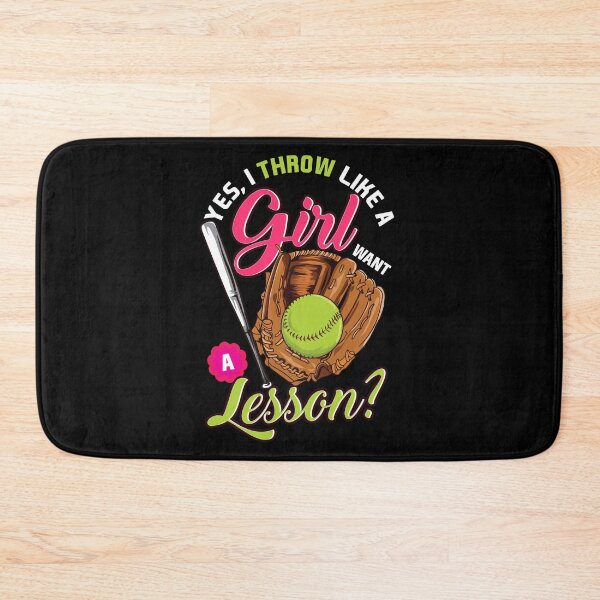 Item preview, Yes I Throw Like a Girl Want a Lesson? Pitcher Pun designed and sold by perfectpresents.