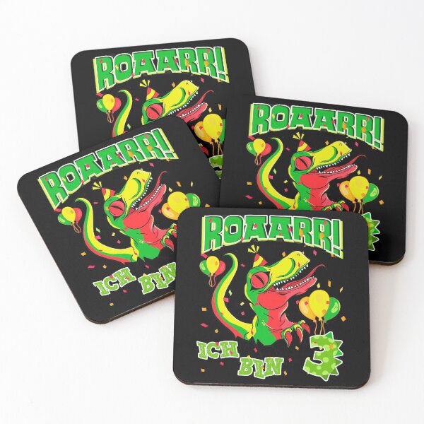 Item preview, 3rd birthday dinosaur ROAR! 3 years boy girl dinosaur designed and sold by Renergie.