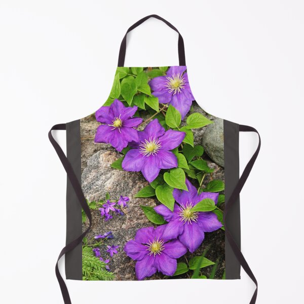 Item preview, Purple Clematis On Rock designed and sold by Debbie Oppermann.