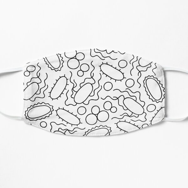 Mini Microbes Flat Mask