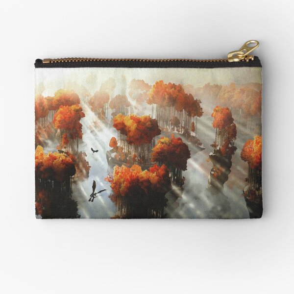Flying in Autumn Zipper Pouch