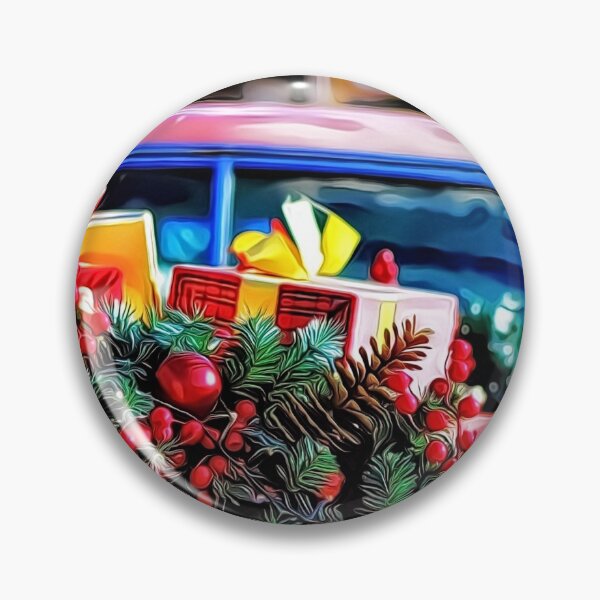 Item preview, Old-time Car Decorated for Christmas designed and sold by RitaMaye.