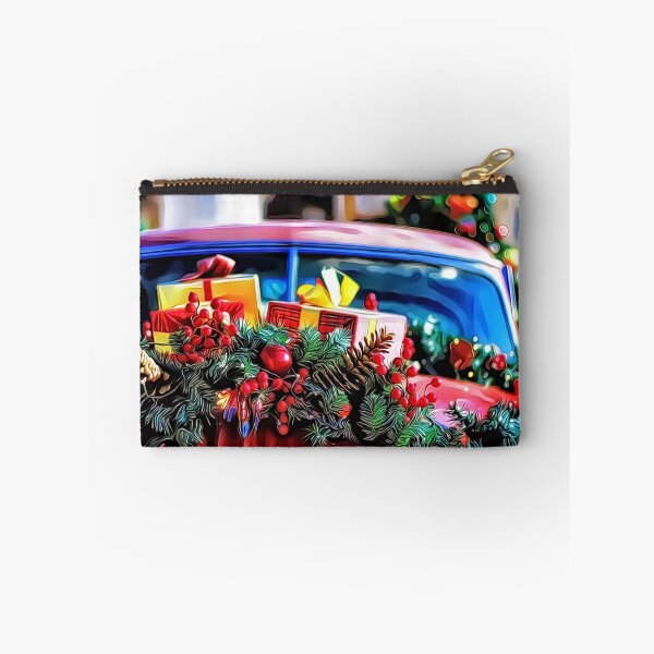 Item preview, Old-time Car Decorated for Christmas designed and sold by RitaMaye.
