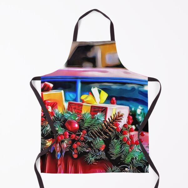 Item preview, Old-time Car Decorated for Christmas designed and sold by RitaMaye.