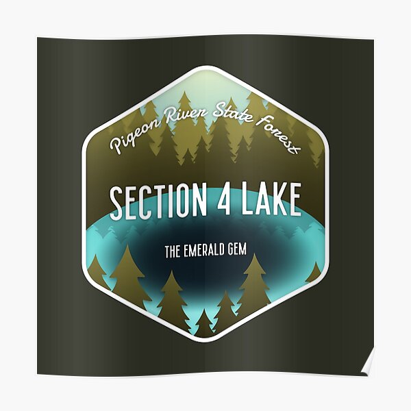 Section 4 Lake Poster