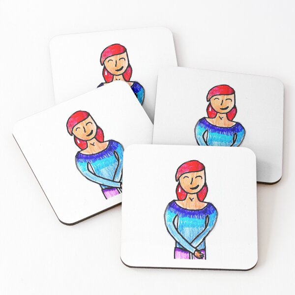 Item preview, The girl with red hair designed and sold by Gindylla.