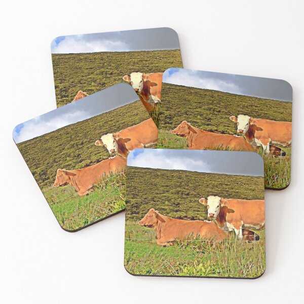 Item preview, Red cows in an irish field designed and sold by Richenda.