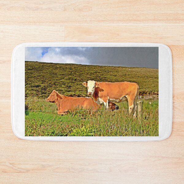 Item preview, Red cows in an irish field designed and sold by Richenda.