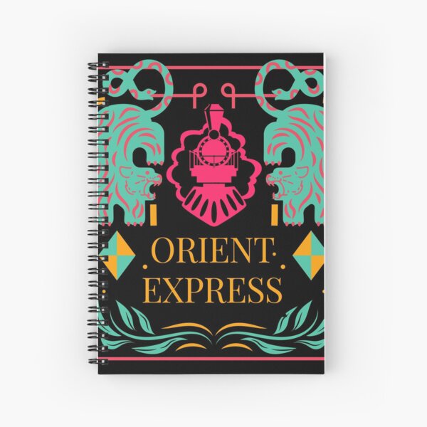 Orient Express Spiral Notebook
