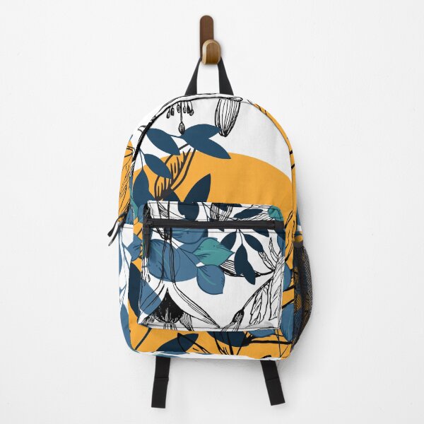 Item preview, Mystical Jungle Print Orange Teal Green  designed and sold by BohoMoon.