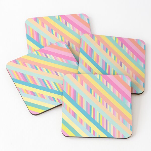 Item preview, sloped stripes pastel pattern designed and sold by greatnorris.