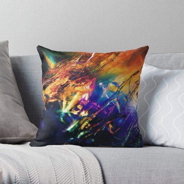 Rainbolic - Experimental Prism Photograph #09 Throw Pillow