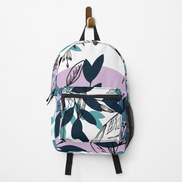 Item preview, Mystical Jungle Print Pink Teal Green designed and sold by BohoMoon.