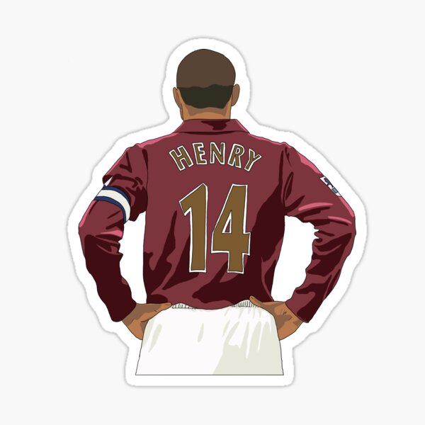 Arsenal Legend Thierry Henry Sticker