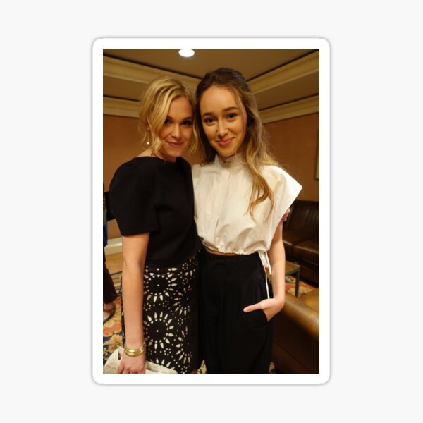 ALYCIA DEBNAM CAREY AND ELIZA TAYLOR Sticker