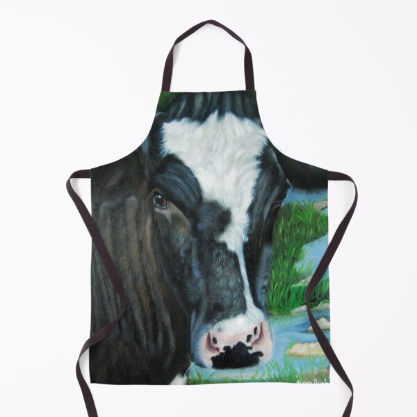 Item preview, Muddy Fields Cow Painting designed and sold by mary hughes.