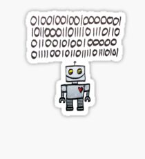 Binary Valentine Sticker