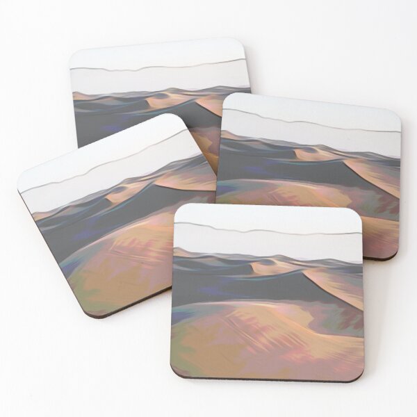 Item preview, Sandy desert landscape painting print designed and sold by Gordon Nelson.