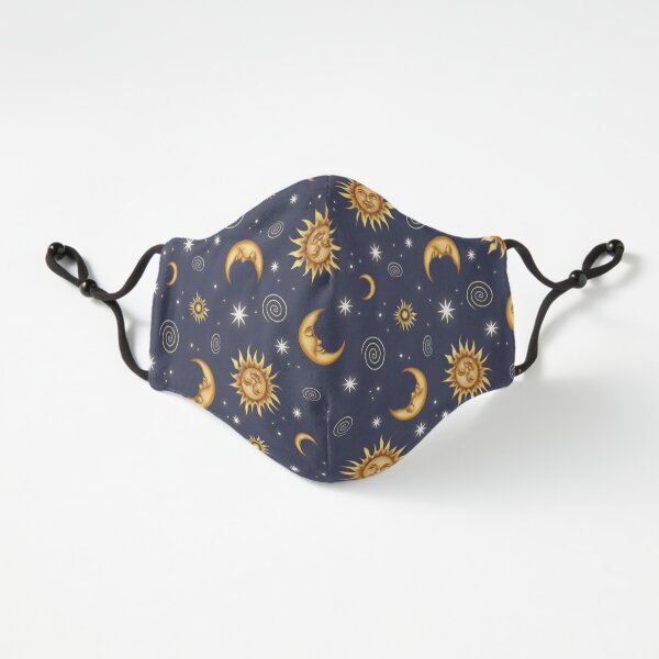 Vintage Celestial Pattern Fitted 3-Layer