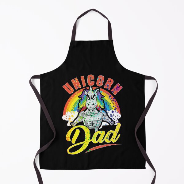 Item preview, Rainbow Paint Splatter Unicorn Dad Awesome Fathers designed and sold by perfectpresents.