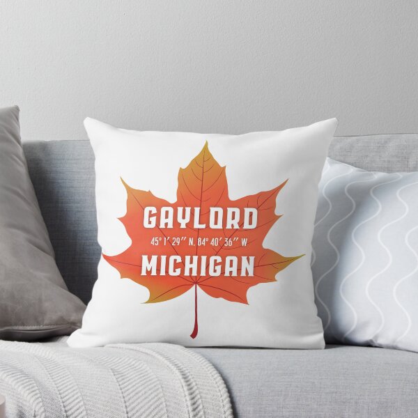 Item preview, Gaylord, Michigan Maple Leaf designed and sold by Renegade Creative.
