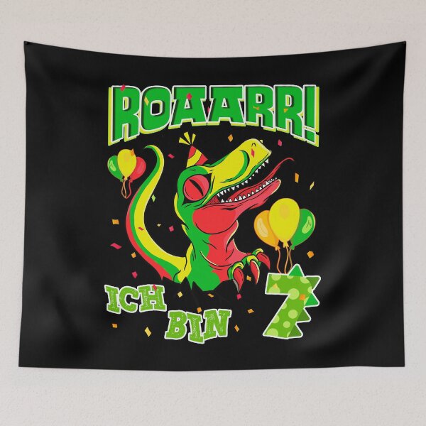 Item preview, 7th birthday dinosaur ROAR! 7 years boy girl dinosaur designed and sold by Renergie.