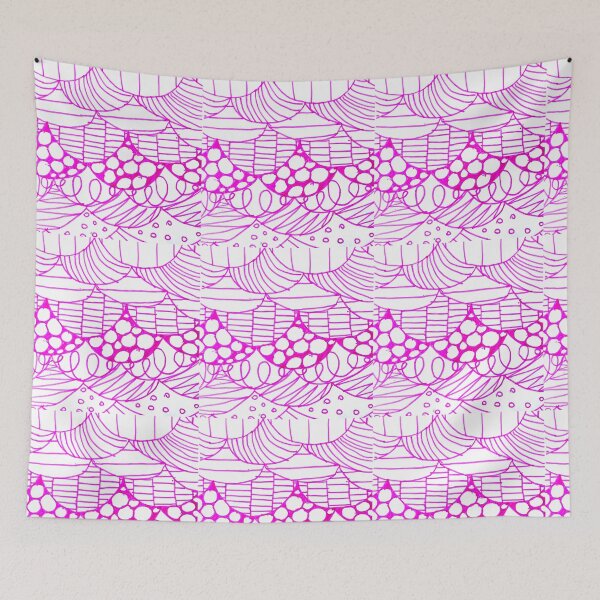 Item preview, Pattern, mountains, abstract, pink designed and sold by Gindylla.