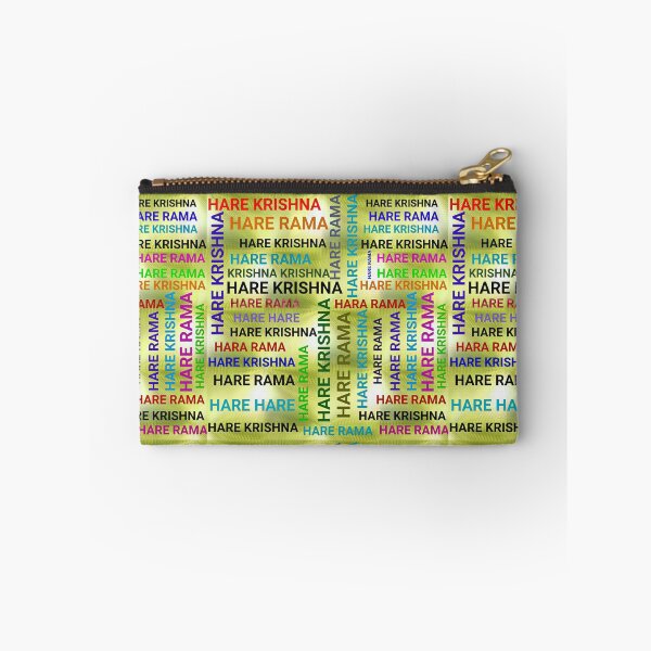 Item preview, Beautiful Hare Rama Hare Krishna text Maha mantra  designed and sold by aruvanita.