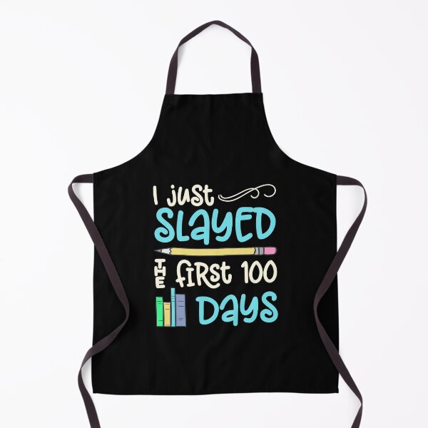 Item preview, 100 Days School Teachers Students Slayed Hundred Quote Teach design designed and sold by CreatedByHeidi.