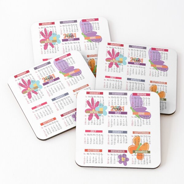 Item preview, 2021 Calendar Year of the Ox, Flowers Butterflies, NEW YEAR 2021 designed and sold by Lighvision.
