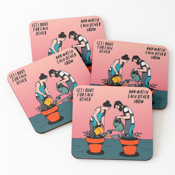 Item preview, Let's root for each other and watch each other grow designed and sold by pedrakimou.