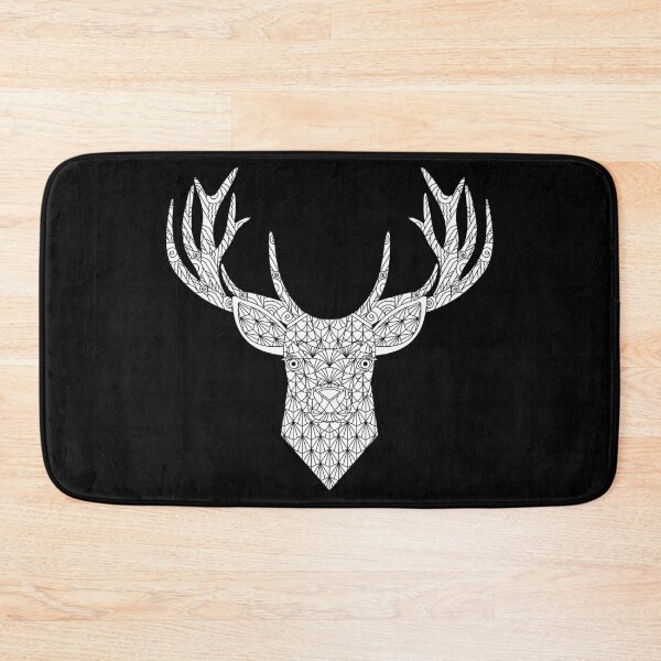 Item preview, Deer Portrait in Patterns designed and sold by Laura Ray Leslie.