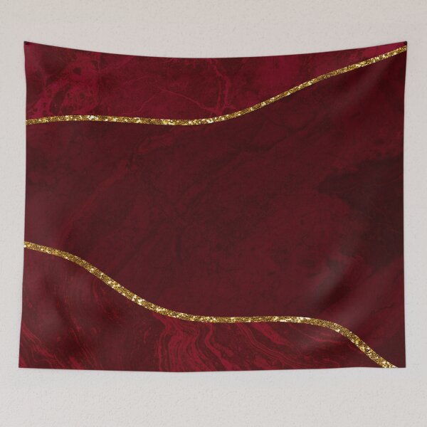 Item preview, Organic Marbled Pattern Ruby Red designed and sold by Octavia Soldani.