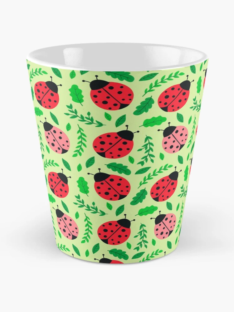 Thumbnail 2 of 4, Coffee Mug, Ladybugs Pattern designed and sold by edwardecho.