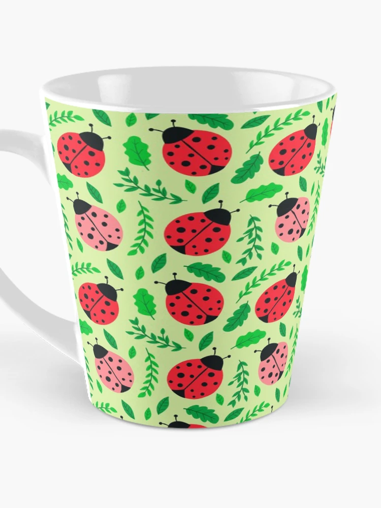 Thumbnail 3 of 4, Coffee Mug, Ladybugs Pattern designed and sold by edwardecho.